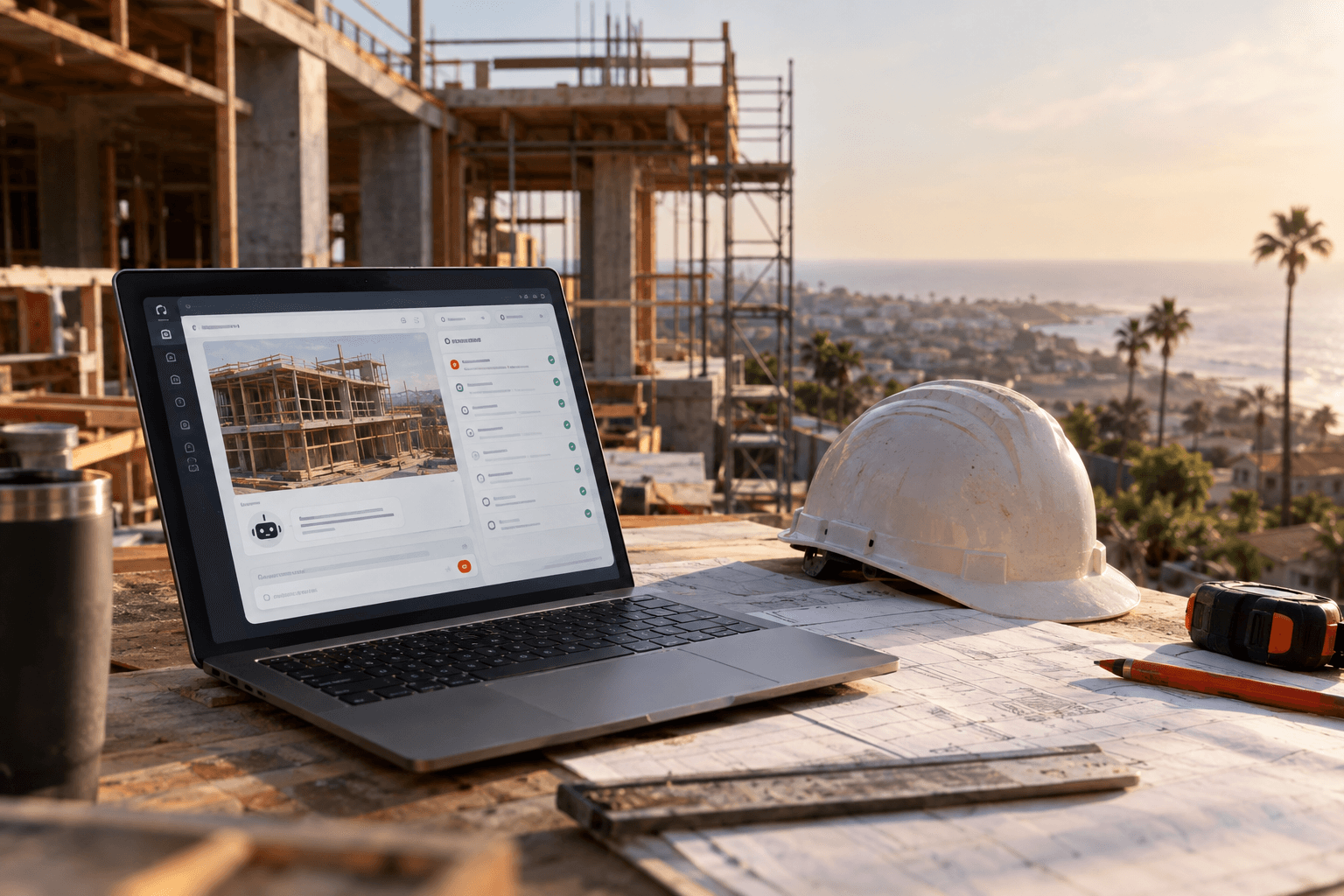 AI agent for construction company