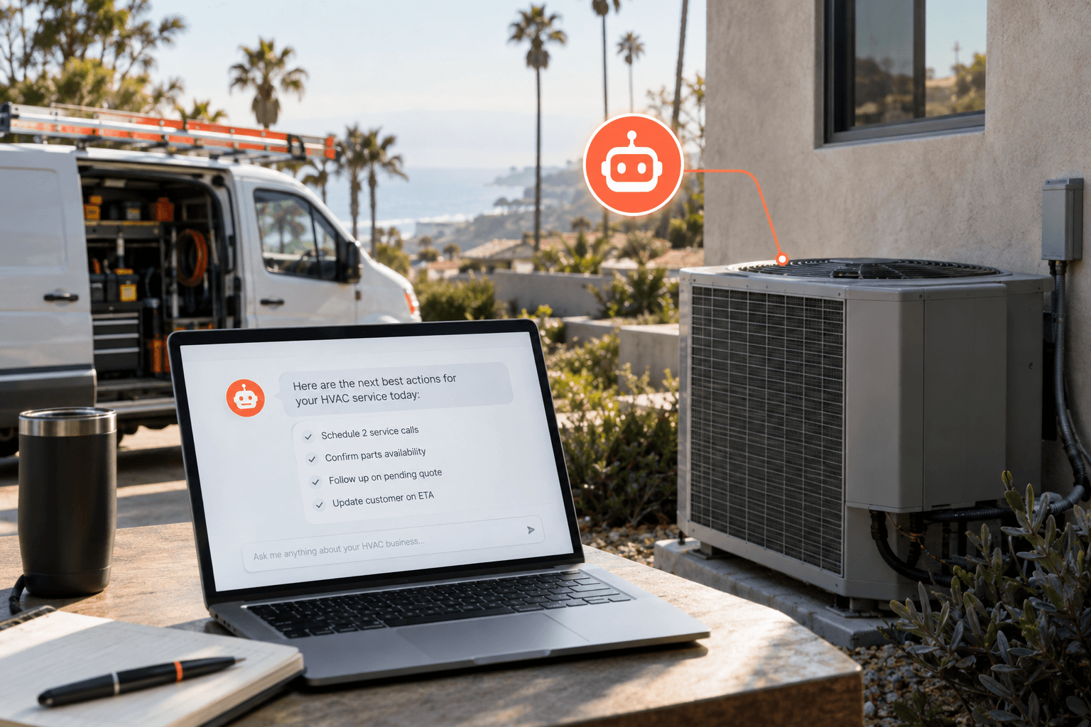 AI agent for HVAC company
