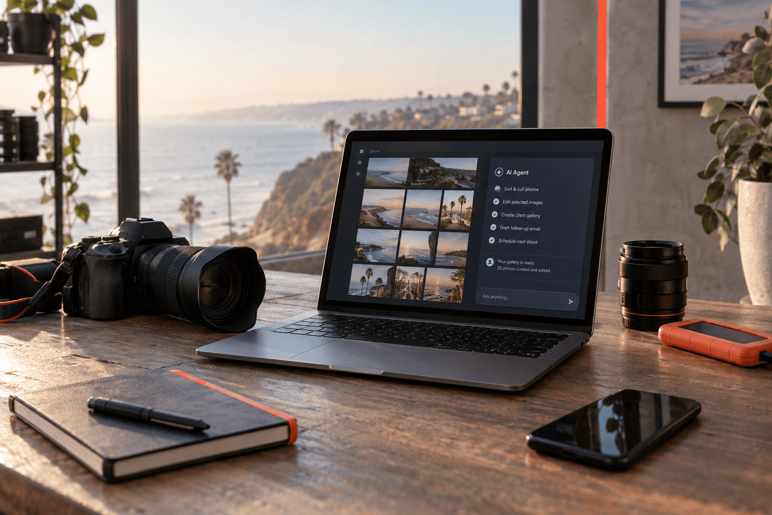 AI agent for photography business