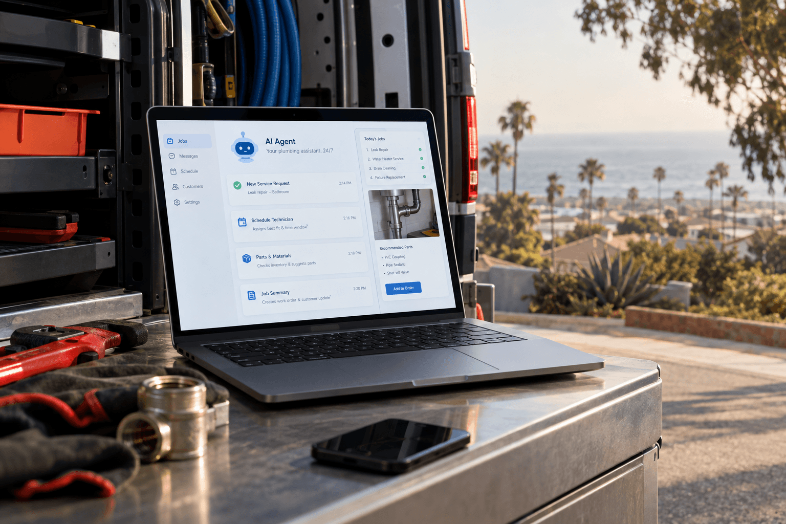 AI agent for plumber