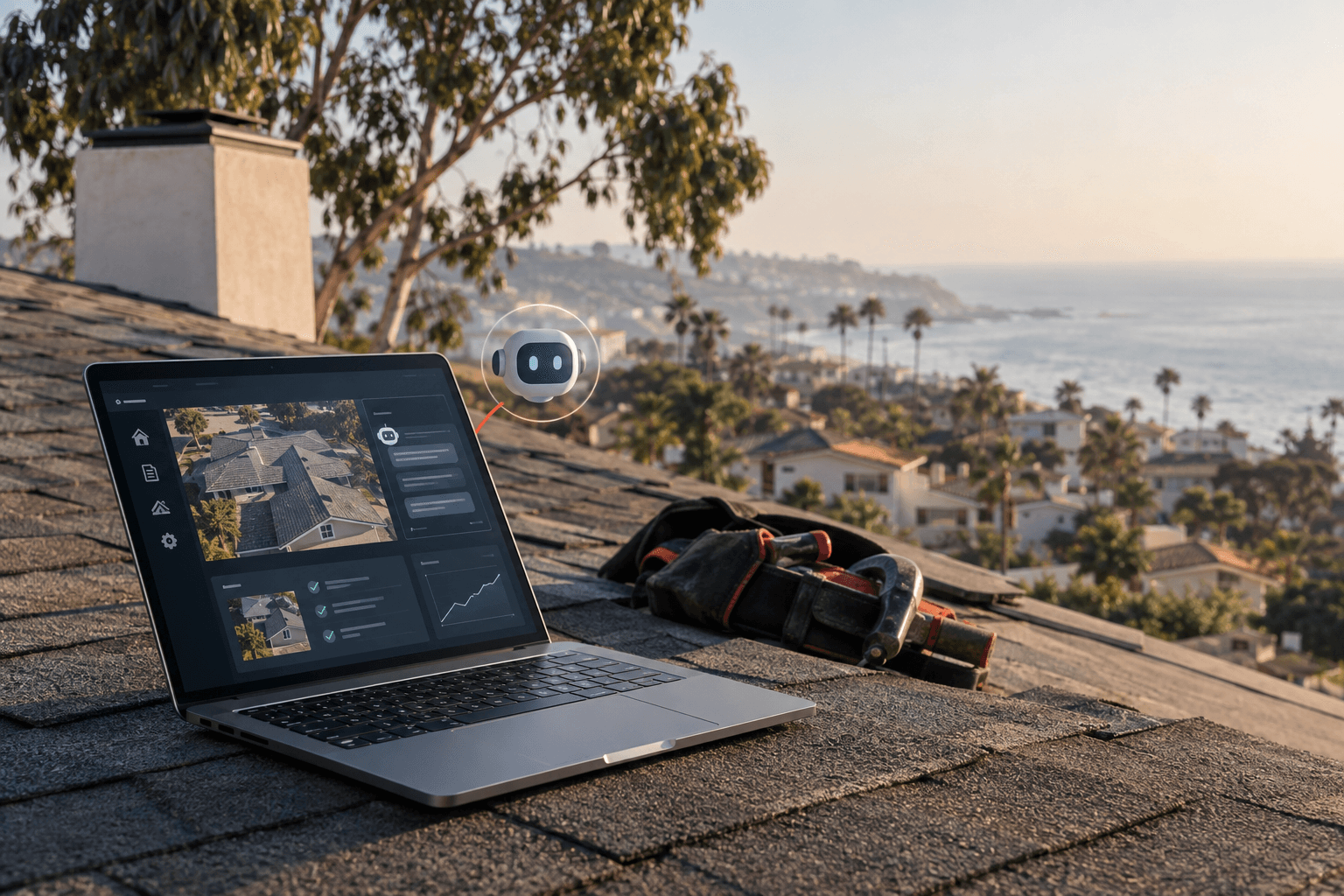 AI agent for roofing company