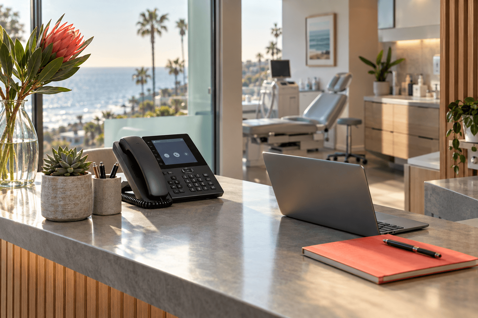 AI receptionist for Encinitas medspas and clinics