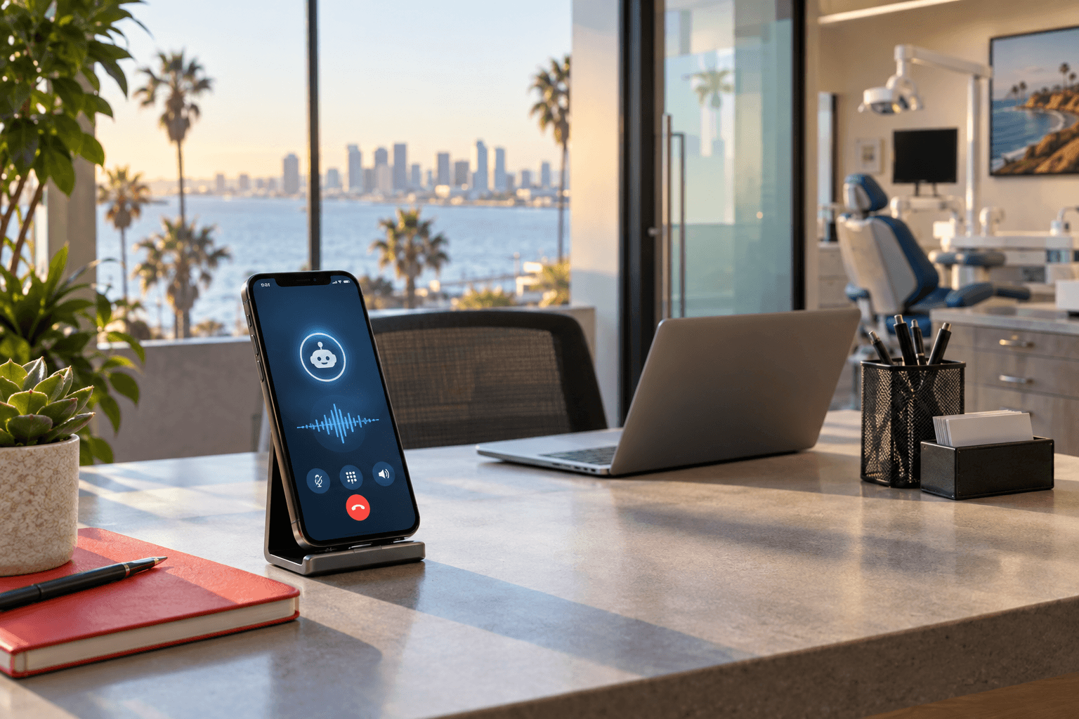 Spanish AI receptionist in San Diego County